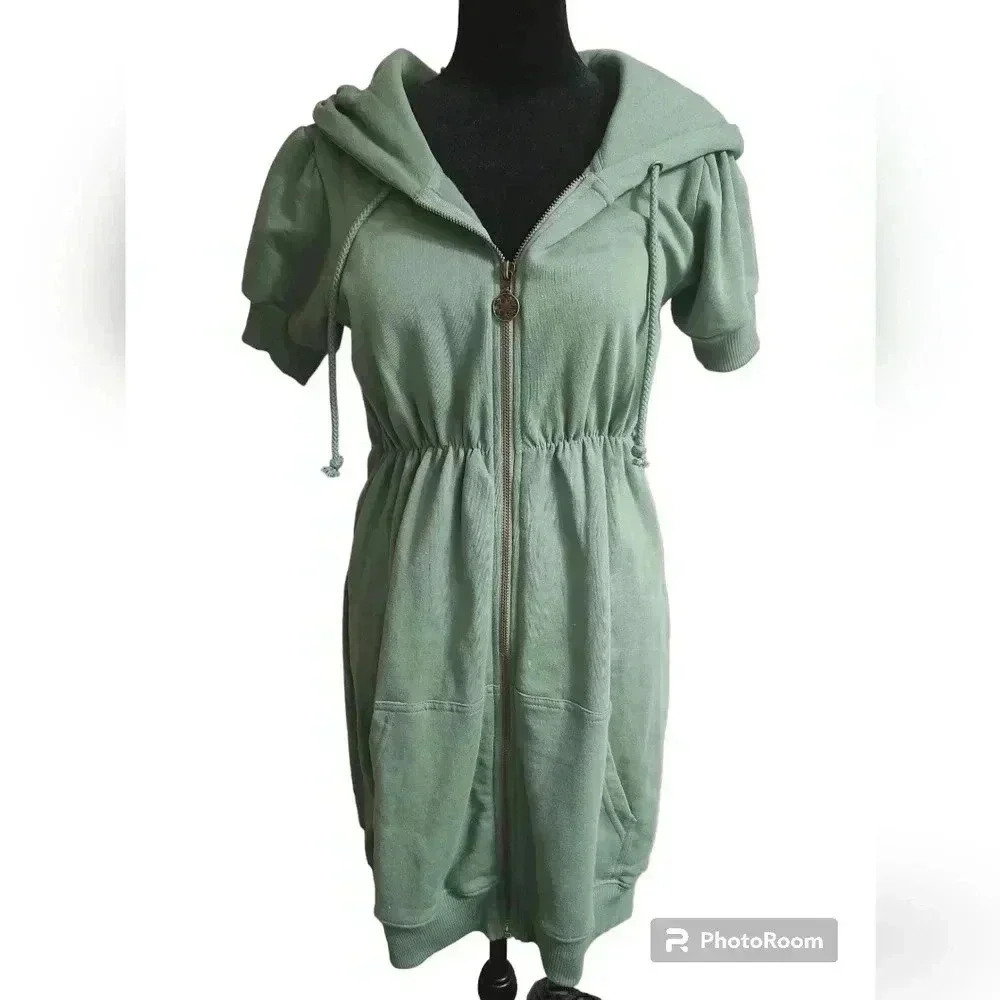 Free People hoodie sweatshirt green